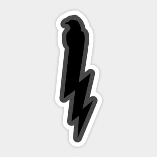 Raven Lightening Sticker